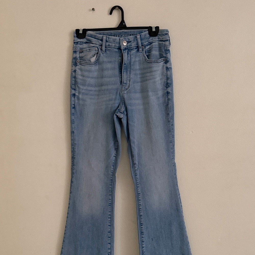 American Eagle Outfitters Light Blue Flare Jeans